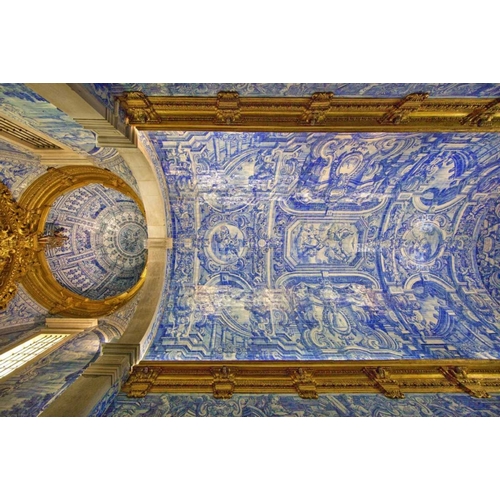 Portugal, Almancil St Lawrence Church Ceiling